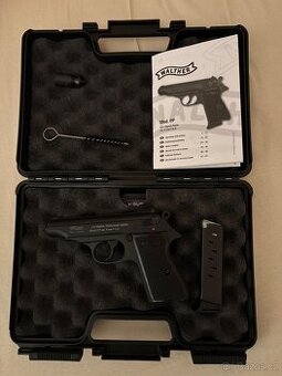 PLYNOVÁ PISTOLE WALTHER PP, 9 MM, ČERNÁ, UMAREX