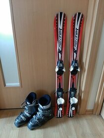 Sjezdové lyže Sporten 90cm a lyžařské boty 22,5 - 1