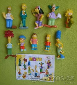Kinder figurky-sada Simpsonovi 1x BPZ