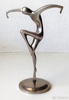 Krásna soška / figurka art deco chrom