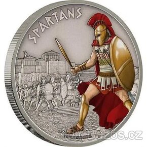 1 oz Stříbrná mince Spartans- Warriors of History