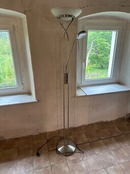 Stojací lampa Tween Light halogen nerez