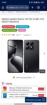 Xiaomi redmi 14t cena 6000kč + jbl sluchátka