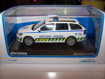 Škoda Octavia II FL Combi MP Praha 89 1/43 model ABREX