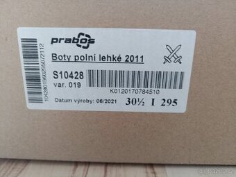 Boty polní lehké 2011