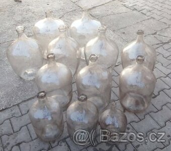 Demižony 30l, 25l, 20l, 10l a 5 l