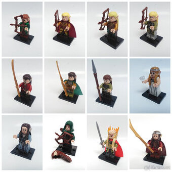 Minifigurky Pán prstenů - Elfové III
