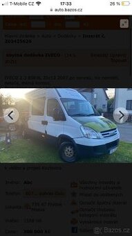 Obytná dodávka Iveco