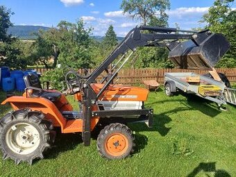 Prodám malotraktor Kubota B1400 s čelním nakladačem