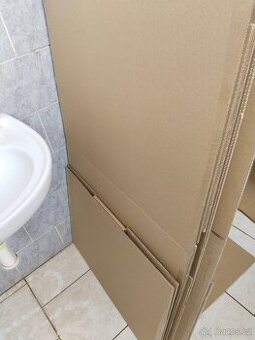 Kartonové krabice JEDNOU POUŽITÉ, NEPOŠKOZENÉ, LEVNĚ