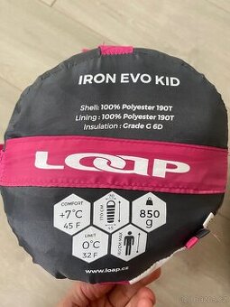 2x spacák Loap Iron Evo kid 170 cm