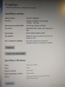 PC set monitor internet komplet