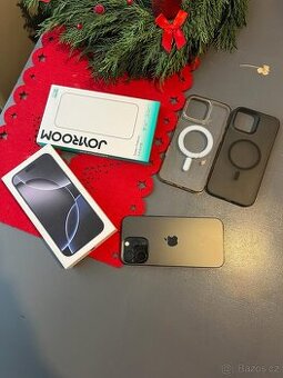 iPhone 16 Pro Max 256GB,černý Titan,včetně příslušenství