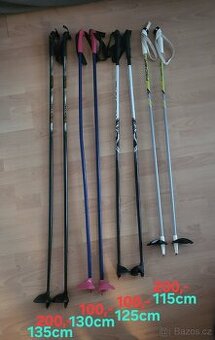 Hůlky na běžky, běžkové hole 130, 115