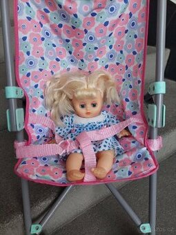 Kočárek s panenkou pro nejmenší