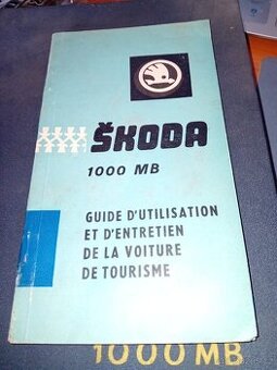 Návod k obsluze Škoda 1000MB francouzsky