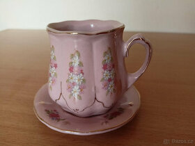 růžový porcelán