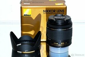Nikon AF-P Nikkor 18-55mm + UVfiltr + clona TOP STAV - 1
