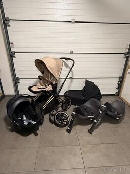 CYBEX PRIAM ROSE GOLD - KOMPLETNÍ SET V ZÁRUCE