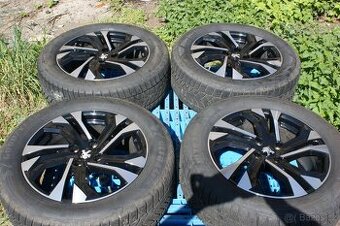 R17 krasna orig. alu kola Peugeot a Citroen bicolor