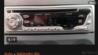 Autorádio  JVC   mp3