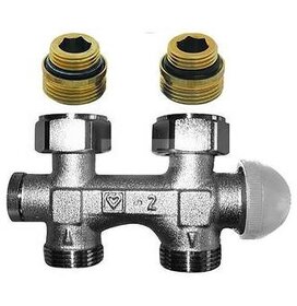 HERZ Ventil termostatický středový 1/2“ x EK přímý - 1
