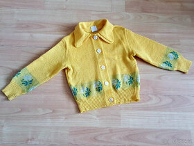 retro dětský chlapecký svetr 70. léta vel. 3 roky
