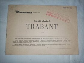 Brožura Trabant - seznam služeb - 1
