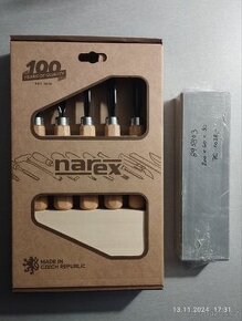NAREX dláta START + brusný kámen / NOVÉ - 1