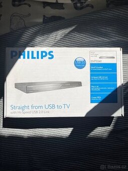 NOVÝ DVD přehrávač Philips DVP3260 s USB – DivX, MP3, JPEG