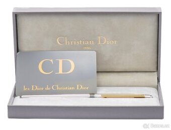 stříbrné plnící pero Christian Dior - 1