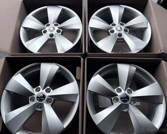 Alu sada orig. Škoda  5/112 - 17” + TPMS