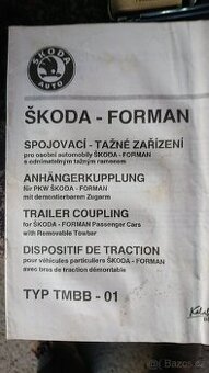Tažné zařízení Škoda Forman