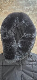 Nový kabát zimní černý v. L