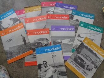 Časopis Modelář ročník 1974, 75,76,77 a 78