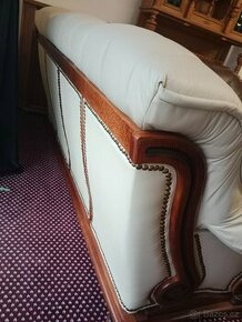 Kožená sedačka