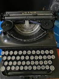psací stroj urania