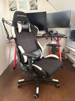 Herní židle DXRACER Formula Bílá/černá - 1