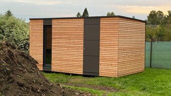Moderní dřevěný zahradní domek
