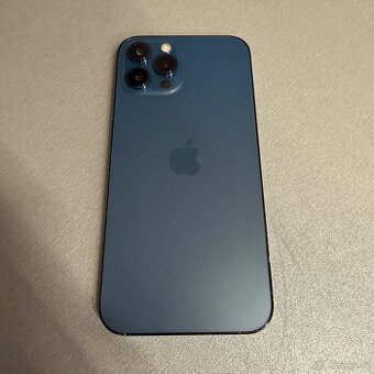 iPhone 12 Pro Max 128GB modrý, 100% baterie, rok záruka