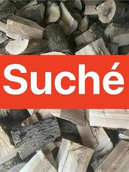 SUCHÉ palivové dřevo štípané