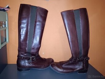 Dámské vysoké kozačky vel 40.