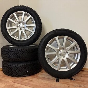 VW / ŠKODA 5x100 R16 ET45+CELOROČNÍ 195/60R16 7,5mm