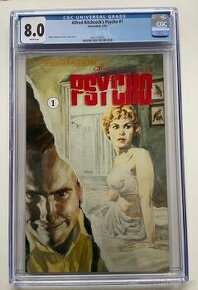 Komiks Psycho #1, Alfred Hitchcock, Innovation 1992, CGC 8.0