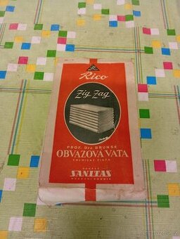 Retro / Stará Obvazová Vata "Zig Zag" Rico - Sanitas N. P.