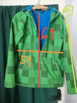 Softshellová bunda  LEWRO vel. 164/170, Cena včetně dopravy