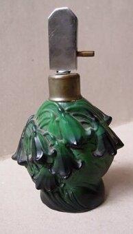 Historický flakon - Malachit