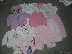 set 12 ks oblečení pro holčičku - 6 - 12 měsíců