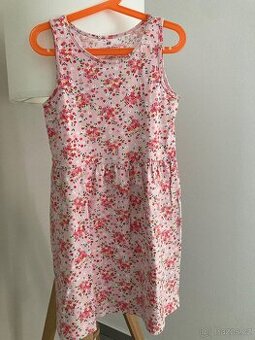 H&M bavlněné letní šaty 134/140