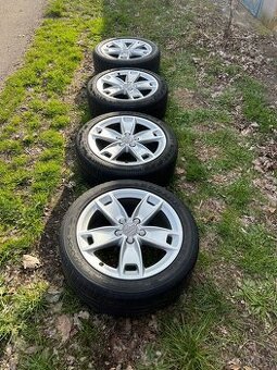 Prodám alu Audi 5x112 r17 letní pneu 225/45/17